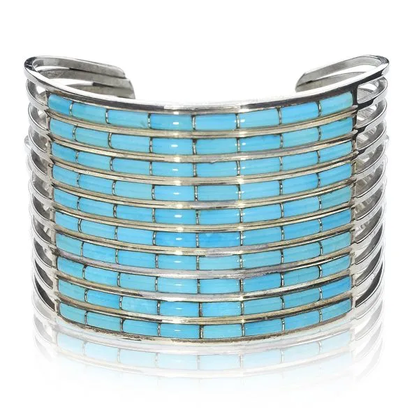 Anson Leticia Wallace Sterling Silver Vintage Zuni Native Am